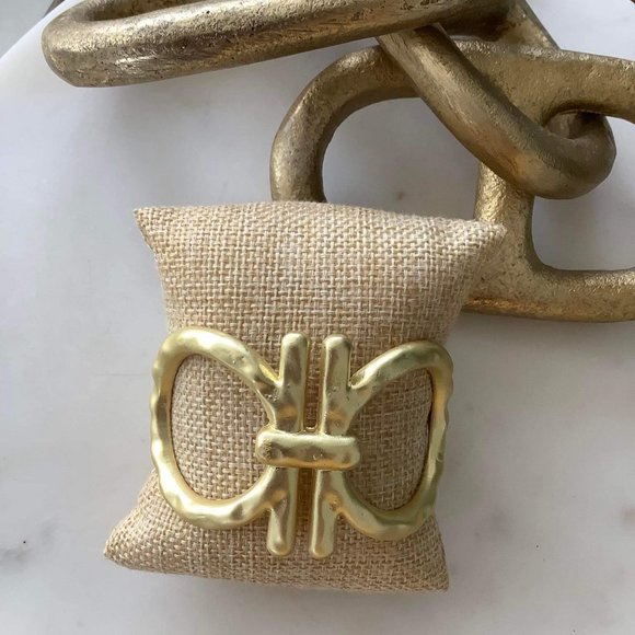 Bracelet Sticks and Circles Gold Womens 1 Piece Brand New - Picture 4 of 5